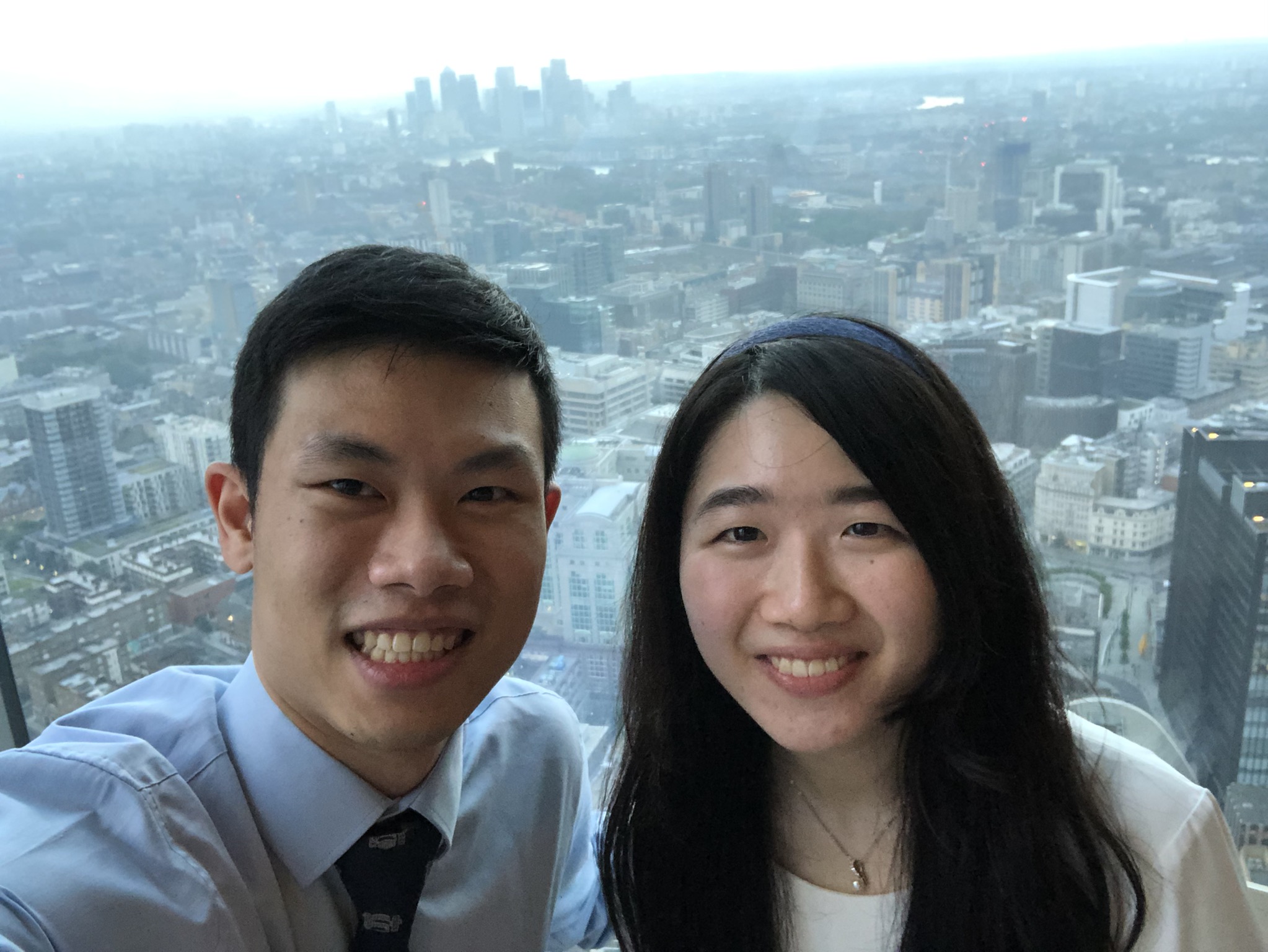 Our 6 month anniversary dinner at Duck and Waffle